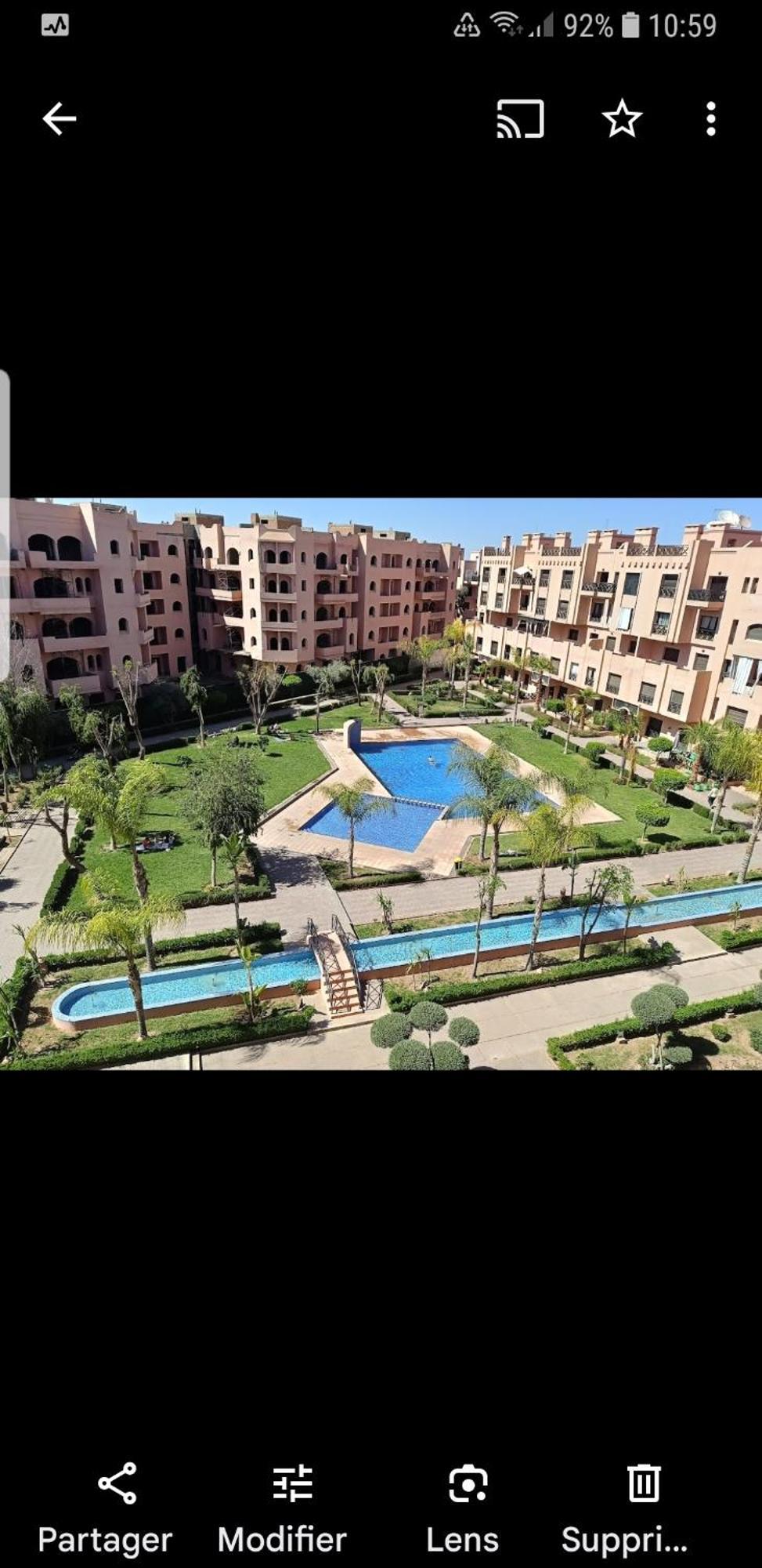 Un Moderne Chic Appartement Vue Sur Piscine Marrakesh Exteriör bild