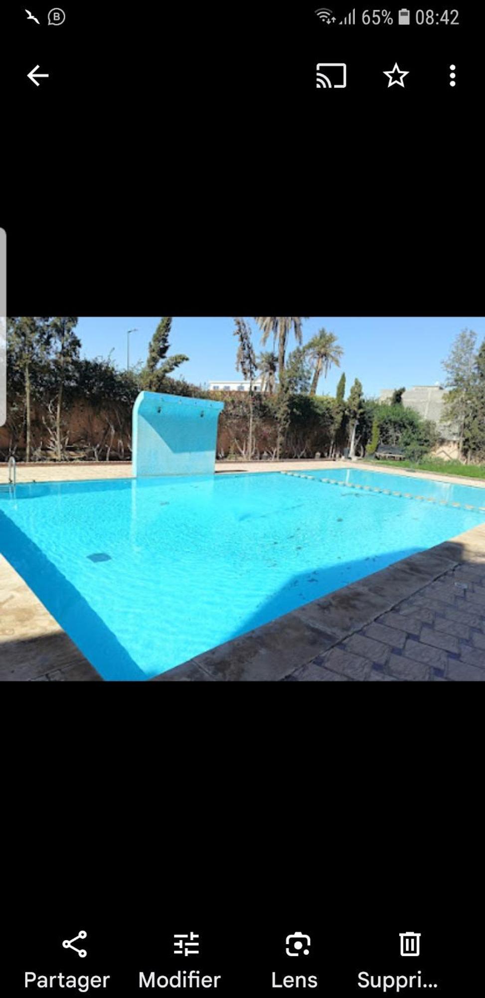 Un Moderne Chic Appartement Vue Sur Piscine Marrakesh Exteriör bild